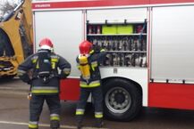 Pożar przy ul. Mohylowskiej