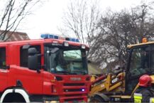 Pożar przy ul. Mohylowskiej