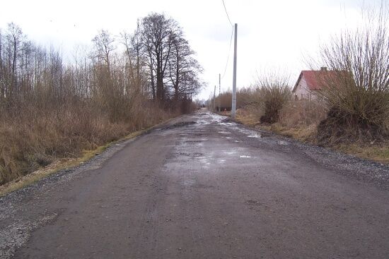 Nieprzejezdne bagno na ul. Skowronkowej i Berberysowej