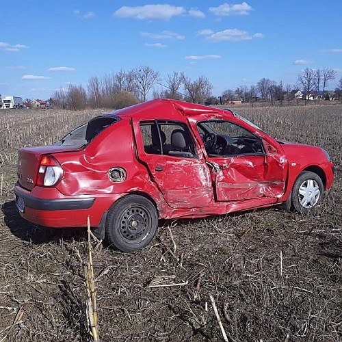 Wypadek na trasie Grajewo - Rajgród