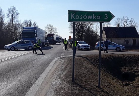 Wypadek na trasie Grajewo - Rajgród