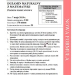 Matura z matematyki. Arkusze, pytania