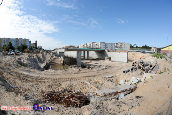 Trasa niepodległości (okolice skrzyżowania z ul. Armii Krajowej)