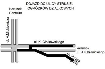 ul. K. Ciołkowskiego - zmiany dla kierowców