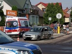 Wypadek 5 aut w Knyszynie