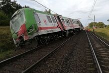 Wypadek pociągu na trasie Białystok-Szepietowo