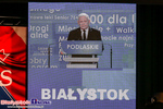 Jarosław Kaczyński i Mateusz Morawiecki w Białymstoku