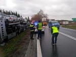 2018.10.24 - Zderzenie kilku pojazdów na krajowej "8"