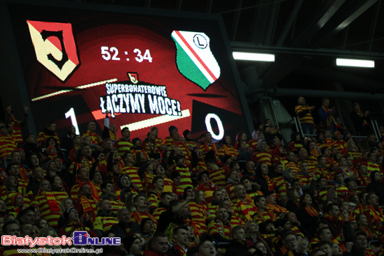 Mecz Jagiellonia Białystok - Legia Warszawa