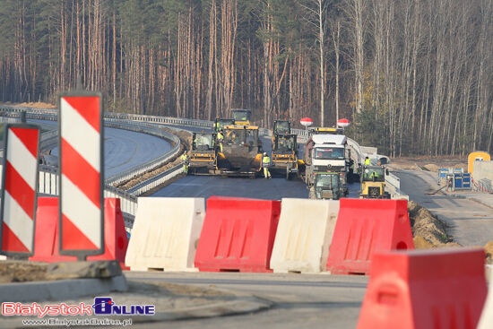 Trasa niepodległości. Postęp prac na budowie