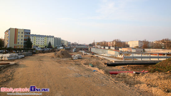 Trasa niepodległości. Postęp prac na budowie