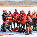 2019.01.24 - Działania ratownicze na lodzie i pokaz tresury psów