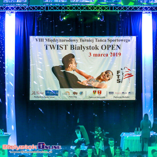 VIII Międzynarodowy Turniej Tańca Sportowego \"TWIST\" Białystok OPEN 2019