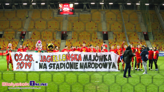 Półfinał Pucharu Polski. Jagiellonia Białystok - Miedź Legnica