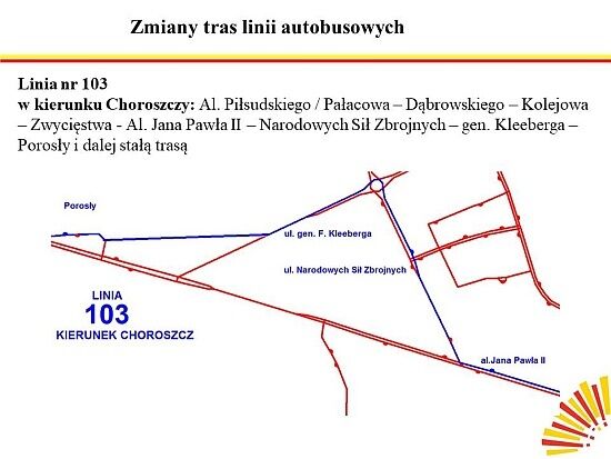 Zmiany w organizacji ruchu: węzeł Porosły i al. 1000-lecia P.P.
