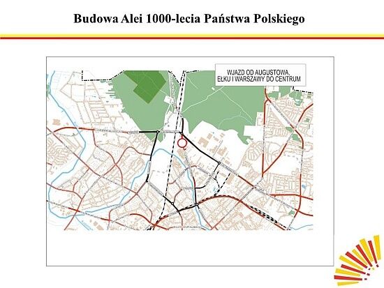 Zmiany w organizacji ruchu: węzeł Porosły i al. 1000-lecia P.P.