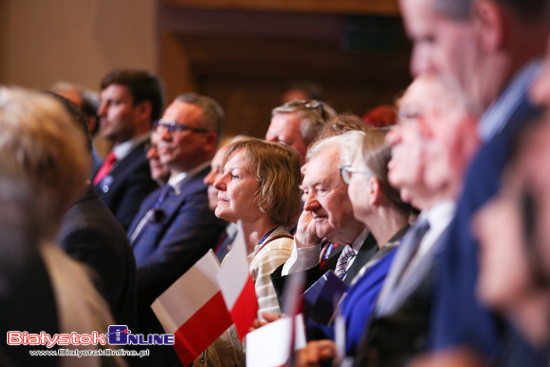 Jarosław Kaczyński i Mateusz Morawiecki w Białymstoku