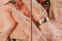 Mural: Wyślij pocztówkę do babci