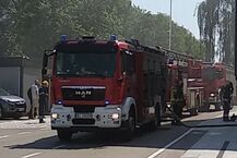 Pożar przy ul. Świętojańskiej 12