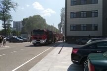Pożar przy ul. Świętojańskiej 12