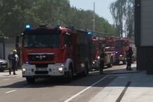 Pożar przy ul. Świętojańskiej 12