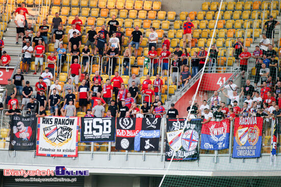 Mecz Jagiellonia Białystok - Raków Częstochowa