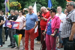 "Polska przeciw przemocy" - manifestacja przed Teatrem Dramatycznym