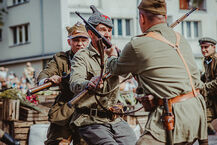 Inscenizacja walk z okresu wojny polsko-bolszewickiej 1920 roku