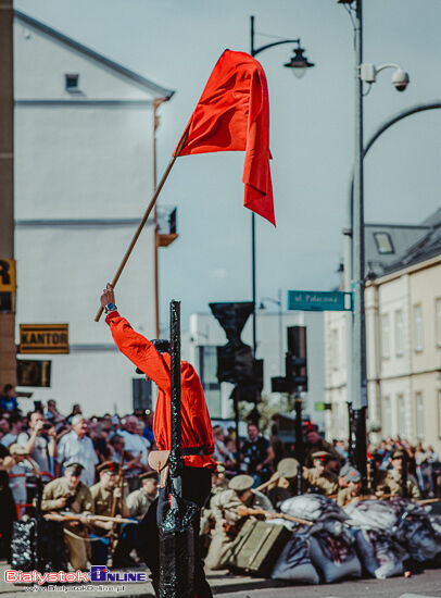 Inscenizacja walk z okresu wojny polsko-bolszewickiej 1920 roku