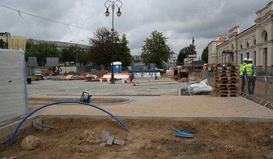 Przebudowa dworca PKP w Białymstoku. Postęp prac