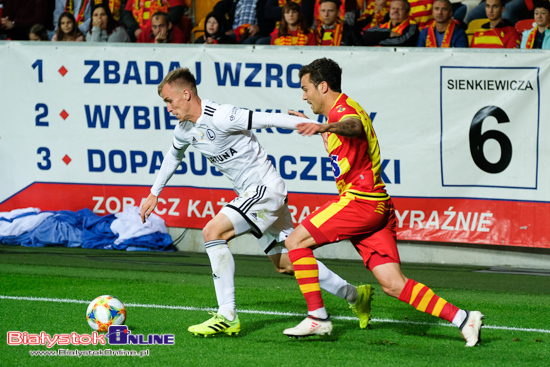 Mecz Jagiellonia Białystok - Legia Warszawa