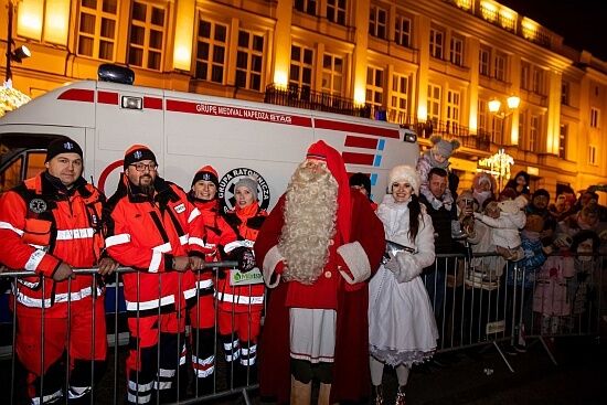 Wizyta św. Mikołaja w Białymstoku