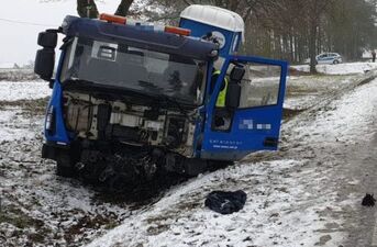 Wypadek na trasie Mońki - Knyszyn