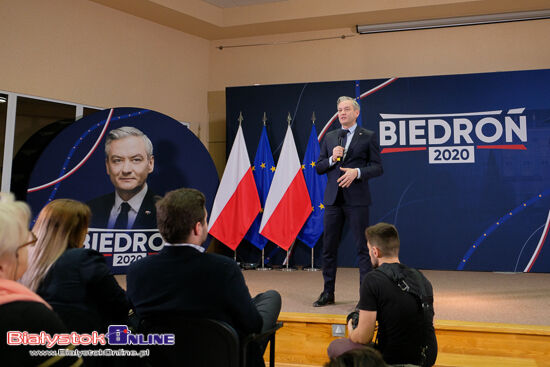 Robert Biedroń w Białymstoku