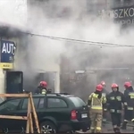 2020.02.25 - Pożar warsztatu samochodowego 