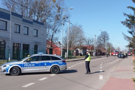 Wypadek na ul. Traugutta