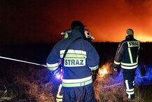 Pożar w Biebrzańskim Parku Narodowym
