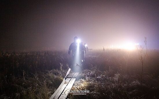 Pożar w Biebrzańskim Parku Narodowym
