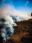 2020.04.22 - Pożar największego w Polsce Parku Narodowego z lotu ptaka