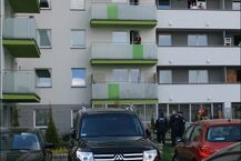 Pożar mieszkania w bloku przy ul. Łąkowej