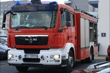 Pożar mieszkania w bloku przy ul. Łąkowej