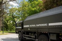 Pociski i granaty odkopane przy Muzeum Rolnictwa