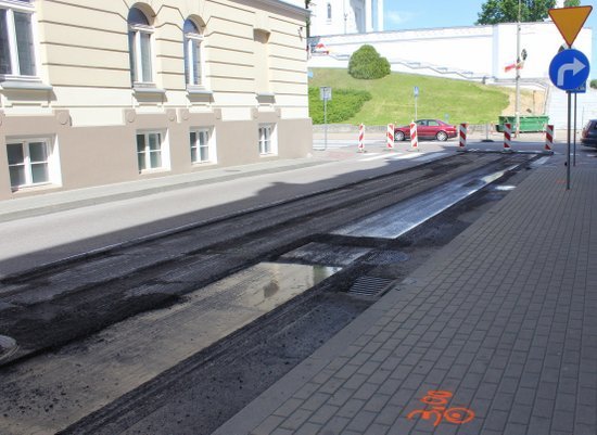 Roboty drogowe na ul. Krakowskiej