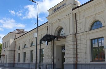Dworzec PKP w Białymstoku po remoncie