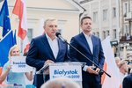 Rafał Trzaskowski na Rynku Kościuszki