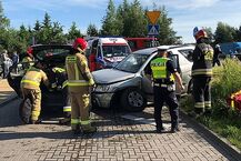 Wypadek na ul. 42 Pułku Piechoty w Białymstoku