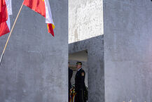 Otwarcie miejsca pamięci na Rynku Siennym