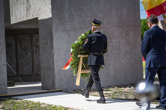 Otwarcie miejsca pamięci na Rynku Siennym