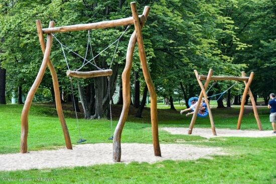 Plac zabaw w Parku Konstytucji 3 Maja obecnie