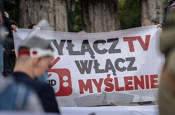 Protest antycovidowców